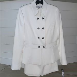 Suit with pencil skirt. Never worn.